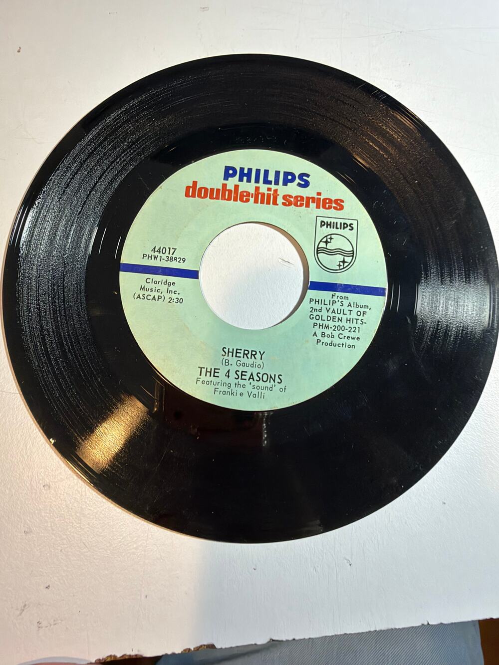 THE 4 SEASONS Sherry/Big Man In Town 45 7" POP ROCK Record Vinyl Philips Records
